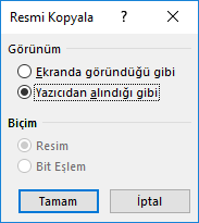 Yazıcıdan Alındığı Gibi
