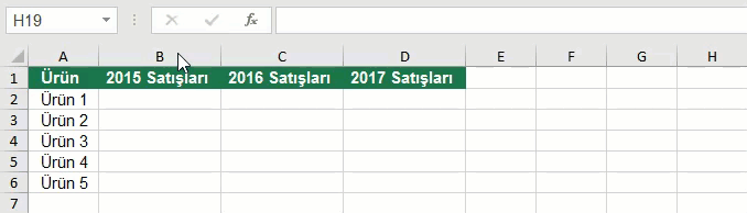 bir seferde çoklu sütun ekleme