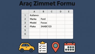 Araç Zimmet Formu