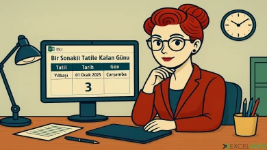 Bir Sonraki Tatile Kalan Günü Bulma