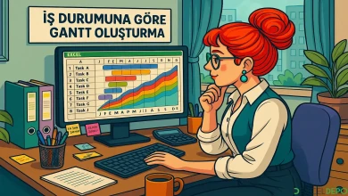 İş Durumuna Göre Gantt Oluşturma