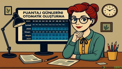Puantaj Günlerini Otomatik Oluşturma
