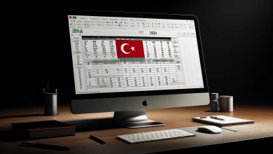 2025 Yılı Excel Takvimi