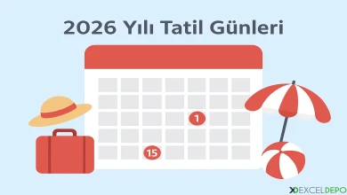 2026 Yılı Tatil Günleri