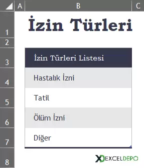 Çalışan İzin Takibi Yapma