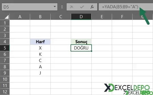 Otomatik Yeni Excel İşlevleri