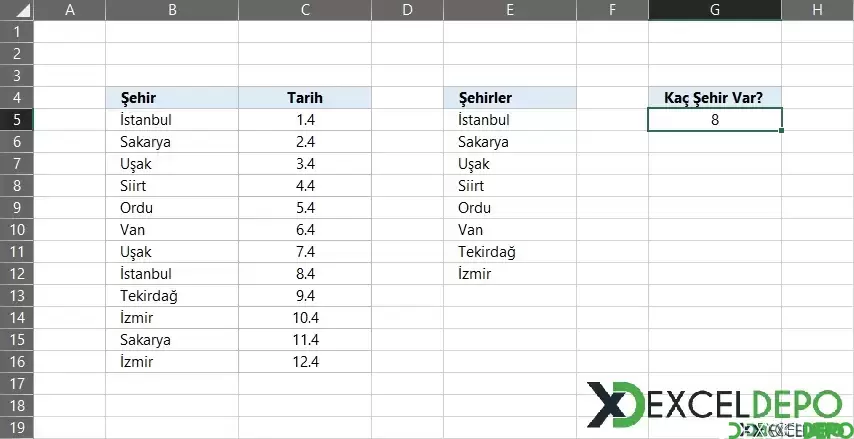 Otomatik Yeni Excel İşlevleri
