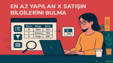 En Az Yapılan X Satışın Bilgilerini Bulma