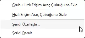 Geliştirici Sekmesi