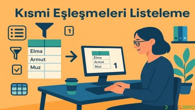 Kısmi Eşleşmeleri Listeleme