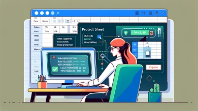 Makro ile Sayfayı Koru Penceresini Açma