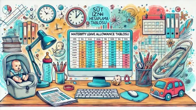 Süt İzni Hesaplama Tablosu Oluşturma