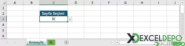 Selecting a Page from the Opened List