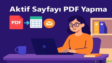 Aktif Sayfayı PDF Yapma