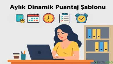 Aylık Dinamik Puantaj Şablonu