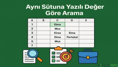 Aynı Sütuna Yazılı Değerlere Göre Arama