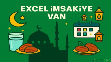 Excel İmsakiye Van