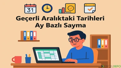 Geçerli Aralıktaki Tarihleri Ay Bazlı Sayma