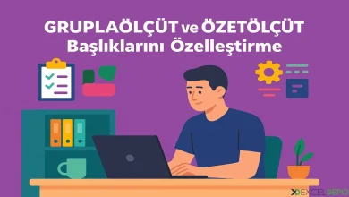 GRUPLAÖLÇÜT ve ÖZETÖLÇÜT Başlıklarını Özelleştirme