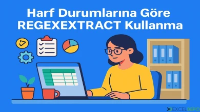 Harf Durumlarına Göre REGEXEXTRACT Kullanma