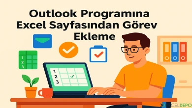 Outlook Programına Excel Sayfasından Görev Ekleme
