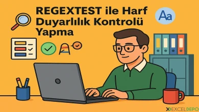 REGEXTEST ile Harf Duyarlılık Kontrolü Yapma