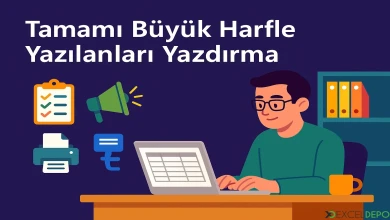 Tamamı Büyük Harfle Yazılanları Yazdırma