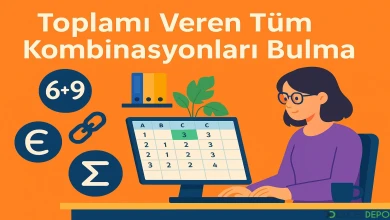 Toplamı Veren Tüm Kombinasyonları Bulma