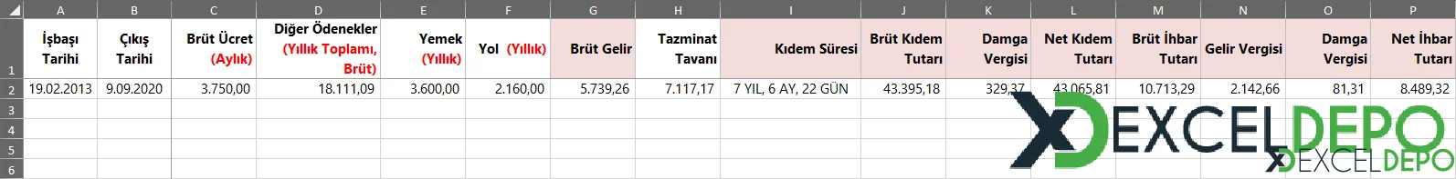 Toplu Kıdem Tazminatı Hesaplama