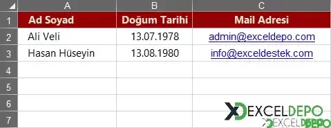 Toplu Mail Gönderme