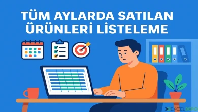 Tüm Aylarda Satılan Ürünleri Listeleme