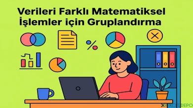 Verileri Farklı Matematiksel İşlemler için Gruplandırma