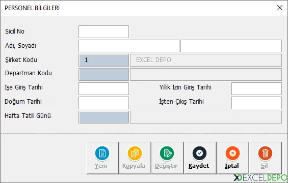 Yıllık İzin Programı
