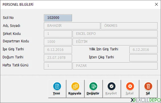 Senelik İzinleri Takip Etme