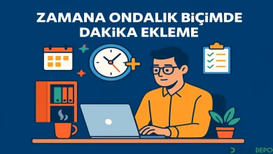 Zamana Ondalık Biçimde Dakika Ekleme