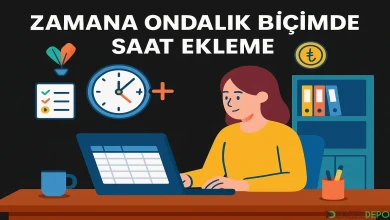 Zamana Ondalık Biçimde Saat Ekleme