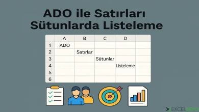 ADO ile Satırları Sütunlarda Listeleme