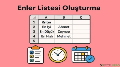 Enler Listesi Oluşturma