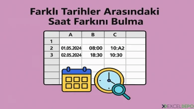 Farklı Tarihler Arasındaki Saat Farkını Bulma