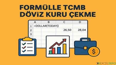 Formülle TCMB Döviz Kuru Çekme