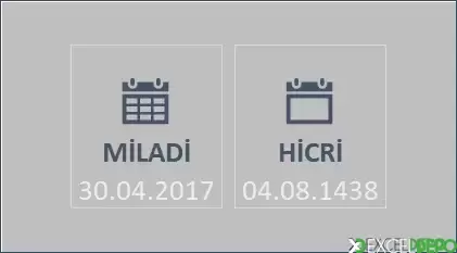 Miladi Takvimi Hicri Takvime Çevirme