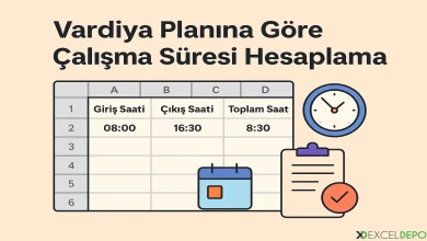Vardiya Planına Göre Çalışma Süresi Hesaplama